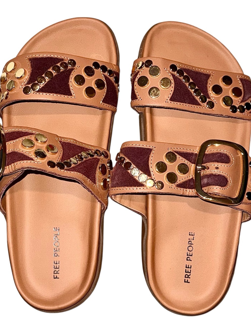 Revelry Studded Sandals 🩴 BY “FREE PEOPLE” Brand • BRAND NEW! Size 6!